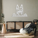 German Shepherd Metal Wall Art – Dog Lover Pet Home Decor