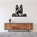 German Shepherd Metal Wall Art – Dog Lover Pet Home Decor