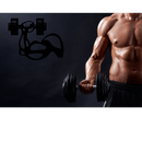 Dumbbell Metal Wall Art – Fitness Gym Workout Home & Office Decor