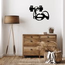 Dumbbell Metal Wall Art – Fitness Gym Workout Home & Office Decor