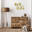 Dumbbell Metal Wall Art – Fitness Gym Workout Home & Office Decor