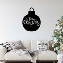 Merry Christmas Ornament - Metal Wall Art