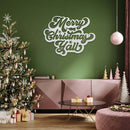 Merry Christmas Y'all - Metal Wall Art