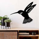 Hummingbird Metal Wall Art – Wildlife Nature Floral Garden Home Decor
