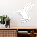 Hummingbird Metal Wall Art – Wildlife Nature Floral Garden Home Decor