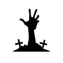 Zombie Hand - Metal Wall Art
