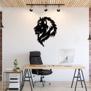 Lion Head Metal Wall Art – Wildlife Majestic Animal Home Decor