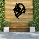 Lion Head Metal Wall Art – Wildlife Majestic Animal Home Decor