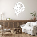 Lion Head Metal Wall Art – Wildlife Majestic Animal Home Decor