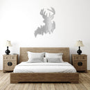 Deer in the Woods Metal Wall Art – Wildlife Nature Cabin Home Decor