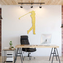 Golf Swing Metal Wall Art – Sports Golf Decor for Home & Office