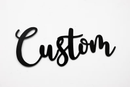 Custom Metal Words, Text, Metal Sign, Personalized Metal Wall Decor, Housewarming Gift