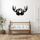 Deer Antlers Metal Wall Art – Wildlife Rustic Hunting Cabin Home Decor