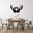 Deer Antlers Metal Wall Art – Wildlife Rustic Hunting Cabin Home Decor