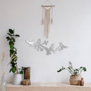 Birds on a Tree Branch Metal Wall Art – Nature Wildlife Home Decor