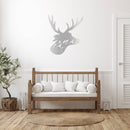 Deer Head Design - Metal Wall Art
