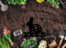 Bunny Garden Stakes - Metal Art
