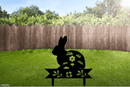 Bunny Garden Stakes - Metal Art