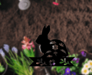 Bunny Garden Stakes - Metal Art