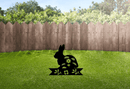 Bunny Garden Stakes - Metal Art