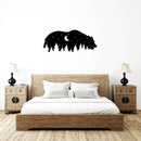 Moon Bear Metal Wall Art – Wildlife Rustic Cabin Home Decor