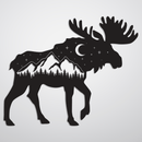 Moose Metal Wall Art – Wildlife Nature Rustic Cabin & Lodge Decor