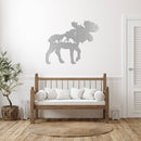Moose Metal Wall Art – Wildlife Nature Rustic Cabin & Lodge Decor