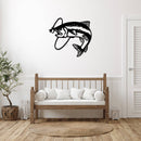 Trout Fly Fish Metal Wall Art – Fishing Cabin Lake House Decor