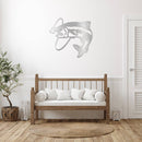 Trout Fly Fish Metal Wall Art – Fishing Cabin Lake House Decor