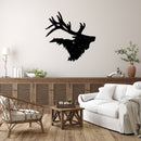 Bull Elk Metal Wall Art – Wildlife Rustic Cabin & Lodge Home Decor