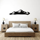 Mount Bachelor Metal Wall Art – Oregon Mountain Ski Resort Wall Decor