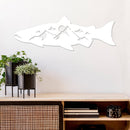 Salmon Fish Alternative Metal Wall Art – Fishing Cabin Lake House Decor