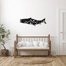 Salmon Fish Metal Wall Art – Fishing Cabin Lake House & Outdoor Decor