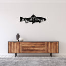 Trout Fish Design Alternative - Metal Wall Art