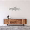 Trout Fish Design Alternative - Metal Wall Art