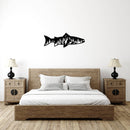 Trout Fish Design - Metal Wall Art