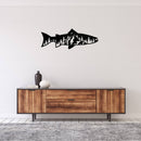Trout Fish Metal Wall Art – Fishing Decor for Lake House & Cabin