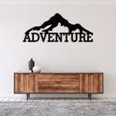 Adventure Mountains Metal Wall Art – Outdoor Hiking Nature Wall Decor