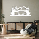 Lake View Metal Wall Art – Scenic Nature Waterfront Home Decor