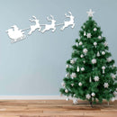 Santa's Sleigh - Metal Wall Art