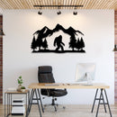 Bigfoot Metal Wall Art – Funny Sasquatch Outdoor Nature Wall Decor