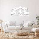 Bigfoot Metal Wall Art – Funny Sasquatch Outdoor Nature Wall Decor
