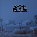Bigfoot Metal Wall Art – Funny Sasquatch Outdoor Nature Wall Decor