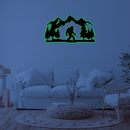 Bigfoot Metal Wall Art – Funny Sasquatch Outdoor Nature Wall Decor