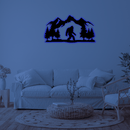 Bigfoot Metal Wall Art – Funny Sasquatch Outdoor Nature Wall Decor