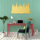 Pine Trees Metal Wall Art – Nature Forest Scenic Cabin Home Decor