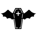 Vampire Coffin - Metal Wall Art