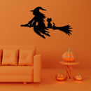 Flying Witch Metal Wall Art – Halloween Spooky Witchy Home Decor