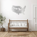 Hiking USA Metal Wall Art – Outdoor Adventure Trail Nature Home Decor
