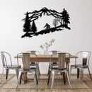 Mountain Skier Metal Wall Art – Ski Lodge Winter Sports Wall Decor